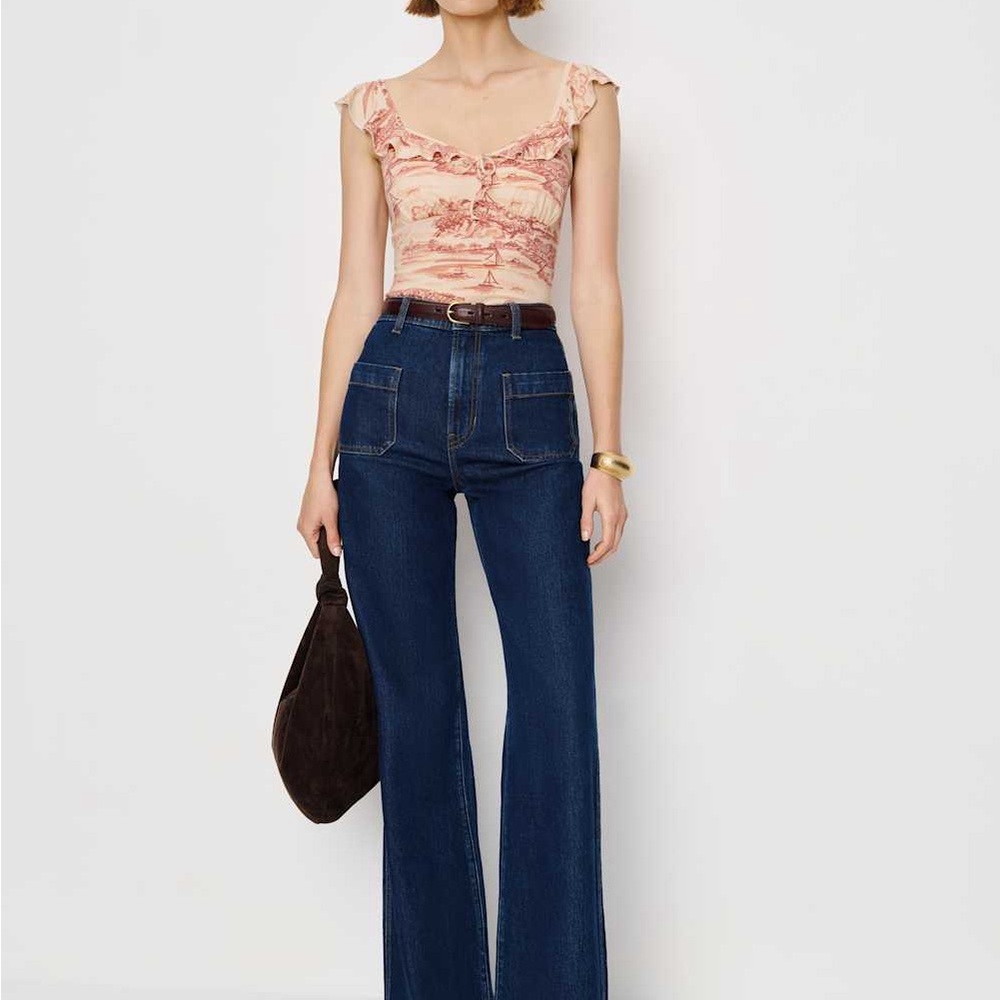 Reformation Lemmy Knit Top - Dolce Vita - Picture 6 of 7